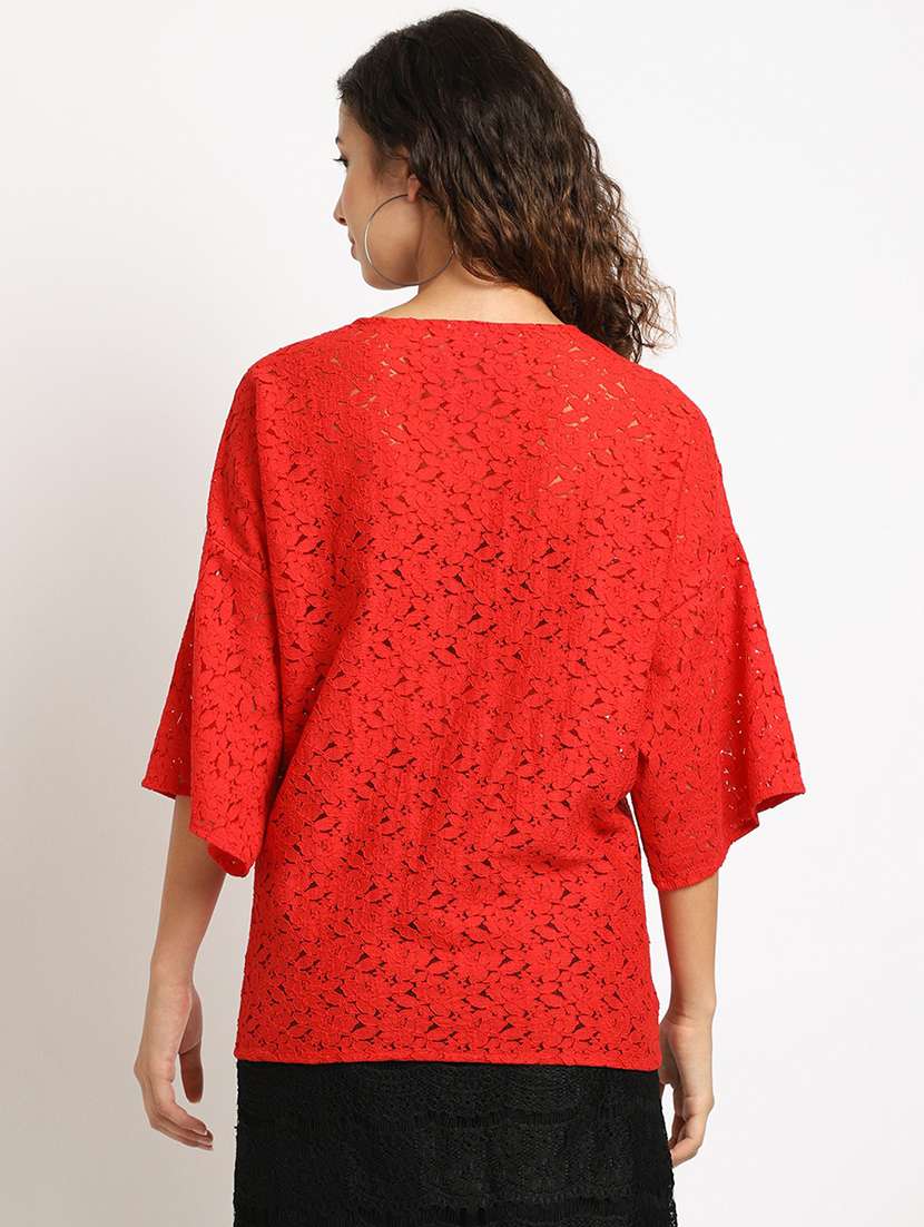 red self design regular shrug - 19956709 -  Standard Image - 2