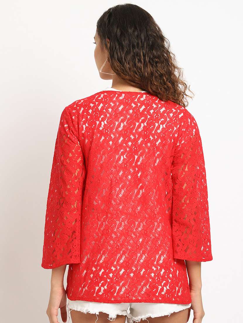 raschel knit regular shrug - 19956832 -  Standard Image - 2