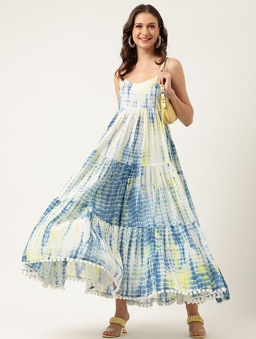 women's tie & dye tiered dress  - 19957280 -  Zoom Image - 0