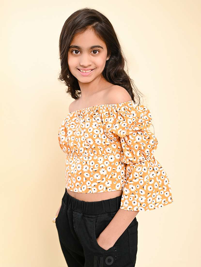 girls off shoulder top