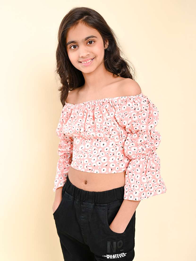girls off shoulder top