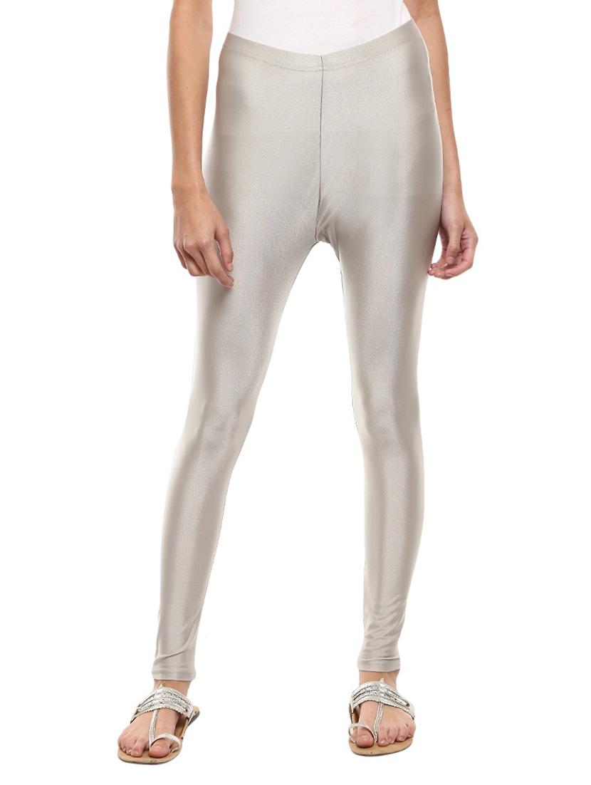silver cotton leggings - 19957895 -  Zoom Image - 0