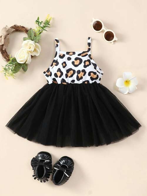 girls shoulder strap sleeveless frock - 19958116 -  Standard Image - 0