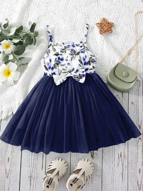 girls square neck sleeveless frock - 19958204 -  Standard Image - 0
