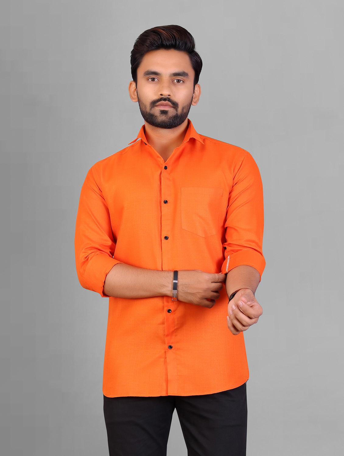 mens solid casual shirt - 19959110 - Standard Image - 2