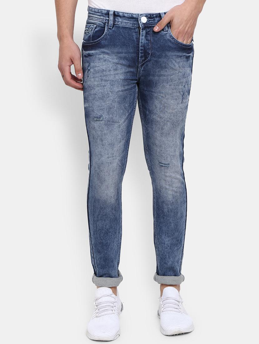 mens skinny fit plain jeans - 19959253 -  Zoom Image - 0