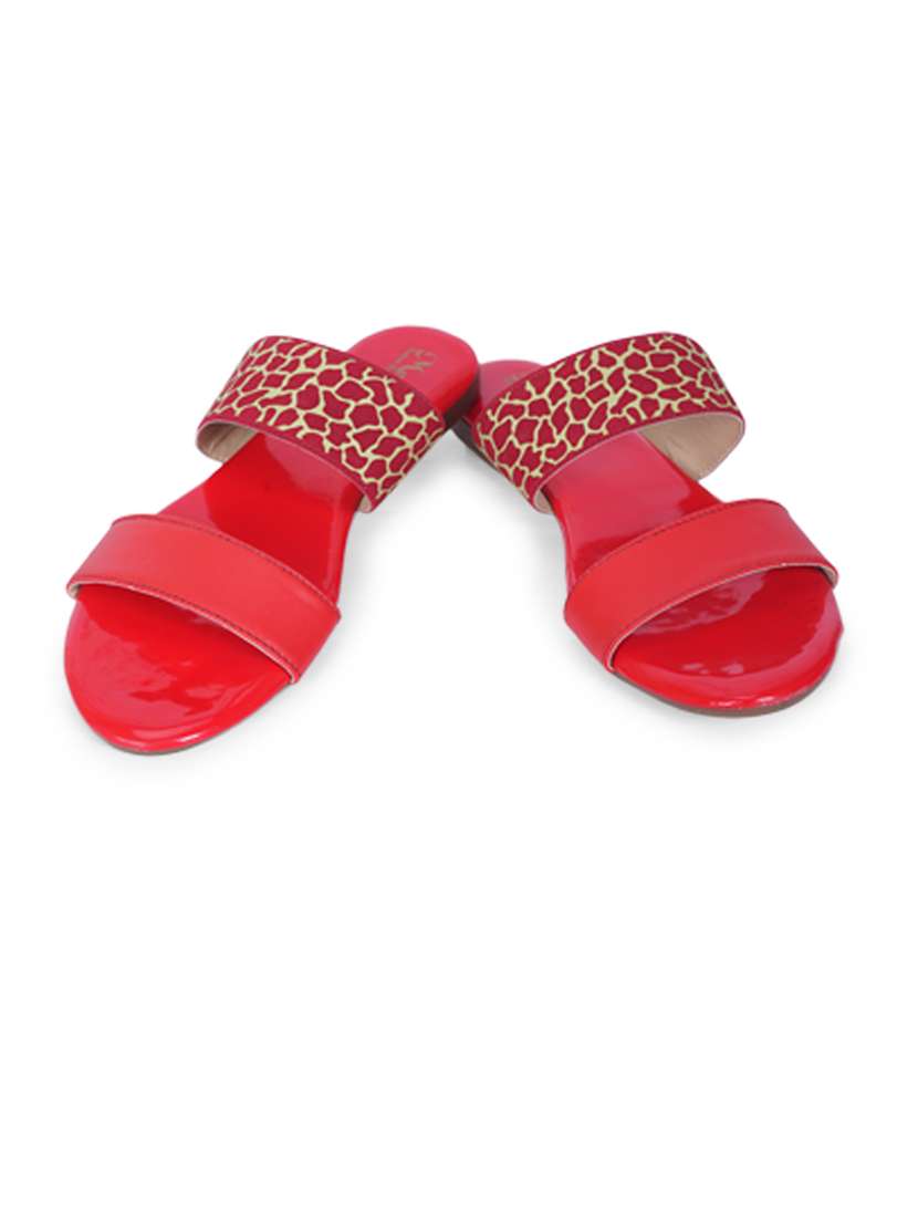 printed slip on flats - 19959422 -  Standard Image - 2