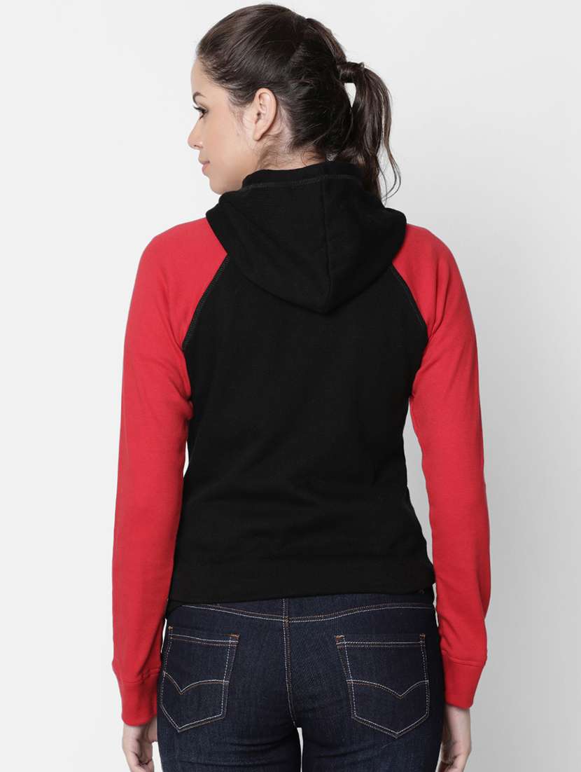 women's color block long sleeve sweatshirt - 19959826 -  Standard Image - 2