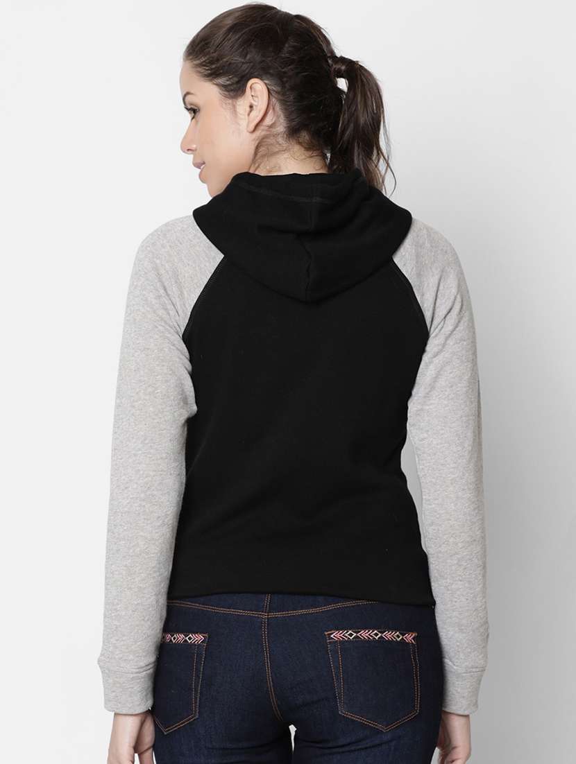 women's color block long sleeve sweatshirt - 19959827 -  Standard Image - 2