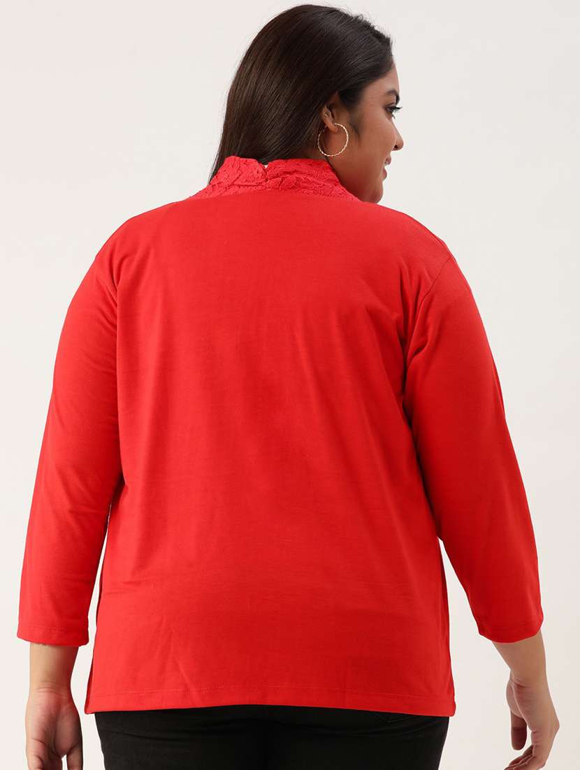 Black Cotton Shrug - 19959860 -  Standard Image - 2
