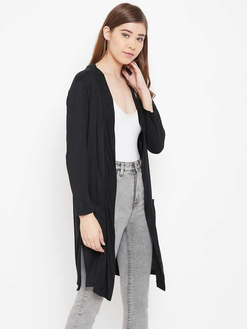 black polyester shrug - 19959874 -  Standard Image - 2