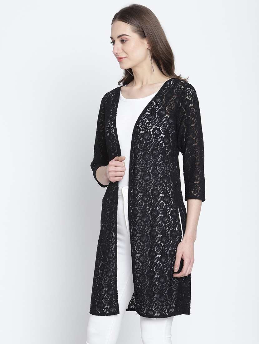 black self design regular shrug - 19960096 -  Standard Image - 2