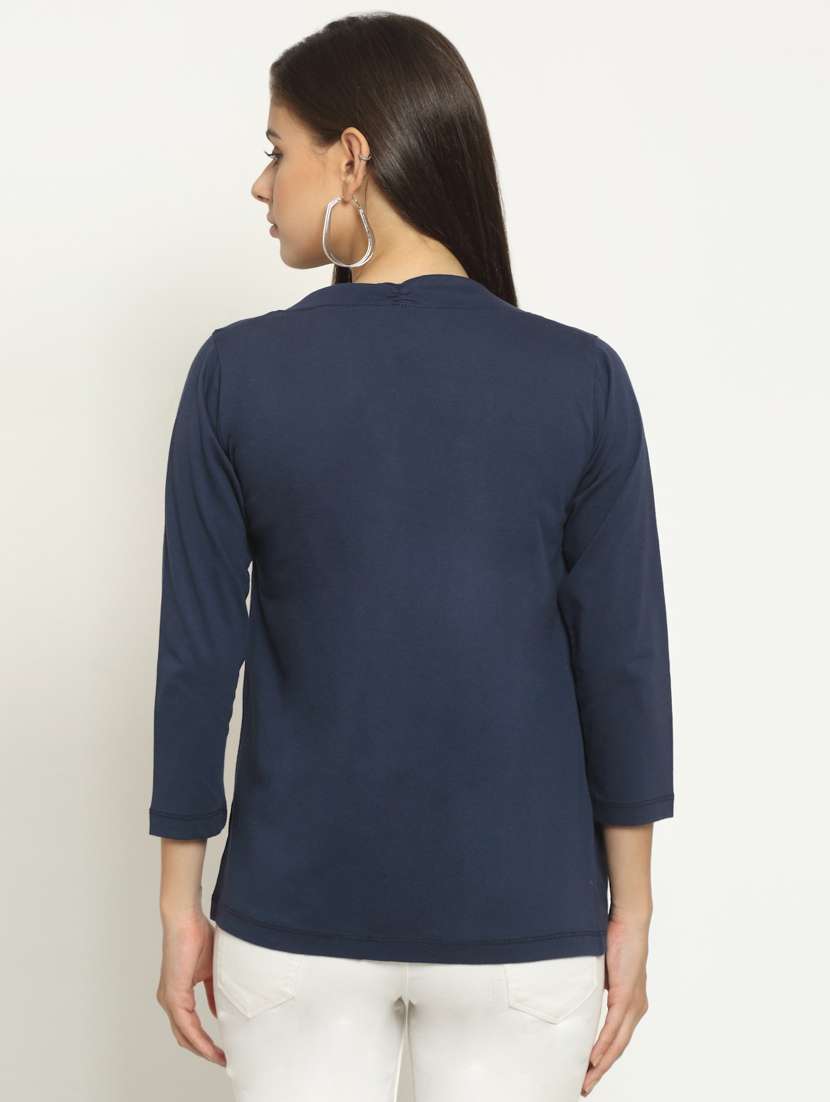 blue solid regular shrug - 19960118 -  Standard Image - 2