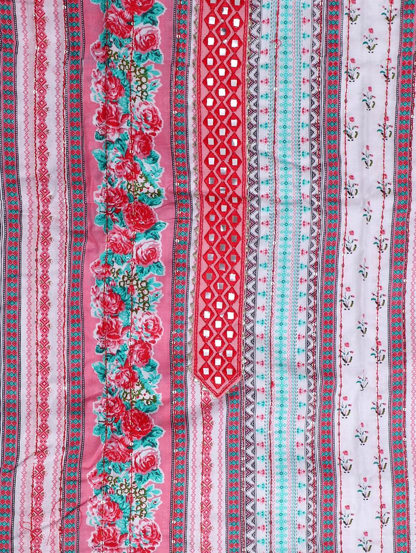 printed unstitched suit set - 19960654 - Standard Image - 2