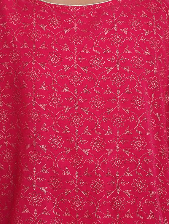 girls round neck cape sleeve frock - 19961326 - Standard Image - 2