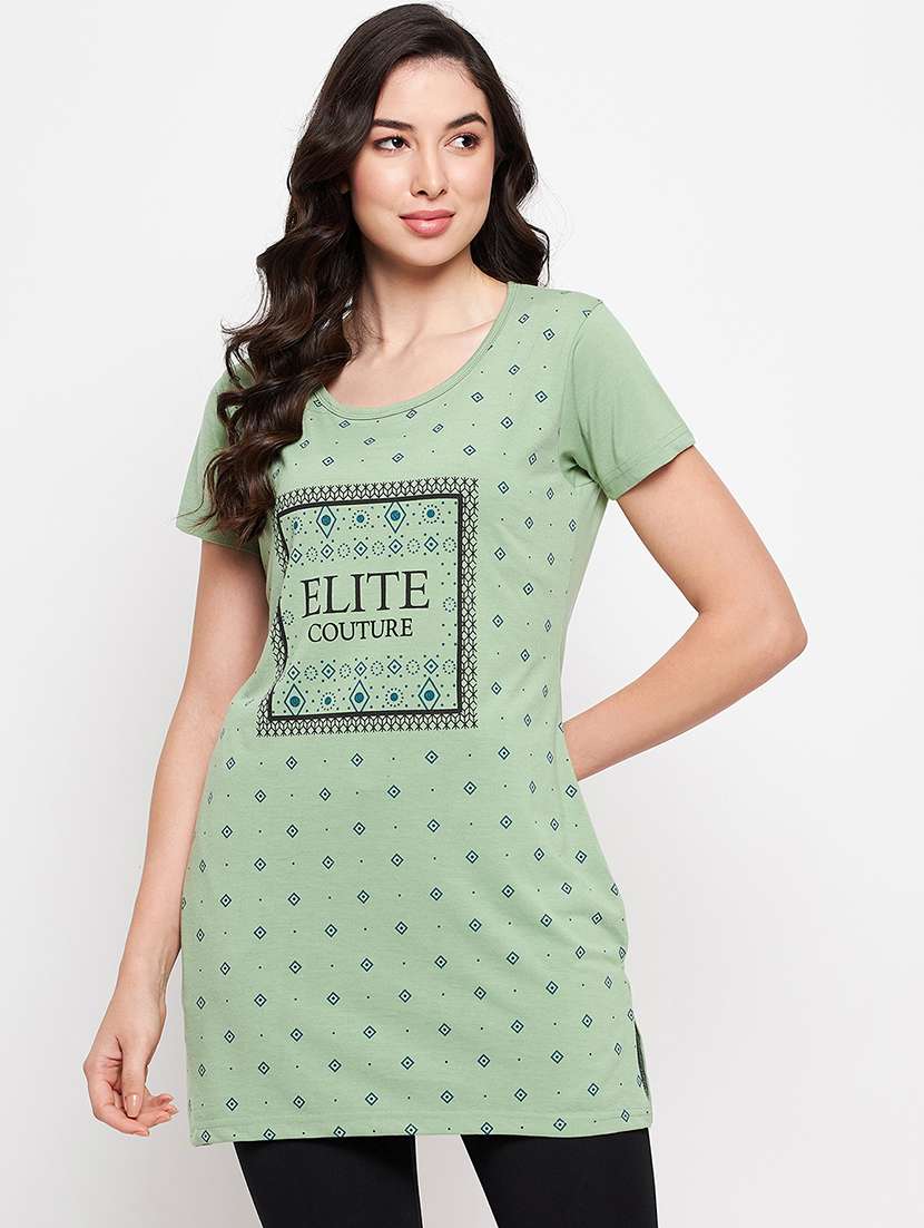 women's all over print round neck t-shirt