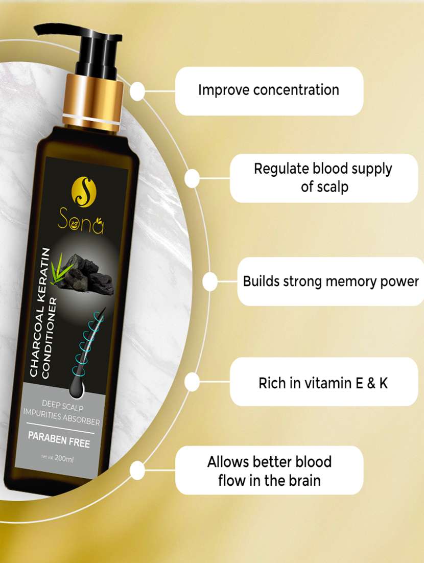 charcoal keratin hair conditioner - 19961837 - Standard Image - 2