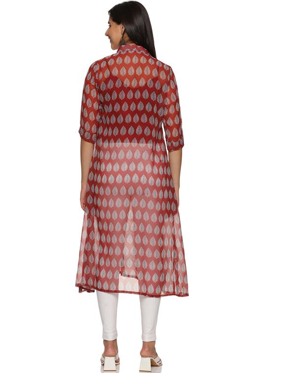women's a-line kurta - 19962246 - Standard Image - 2