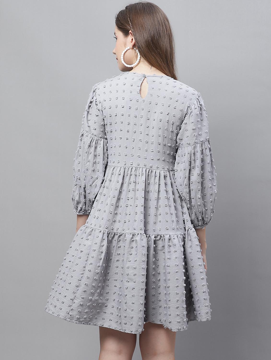 women's tiered dress swiss dots dress - 19963163 - Standard Image - 2