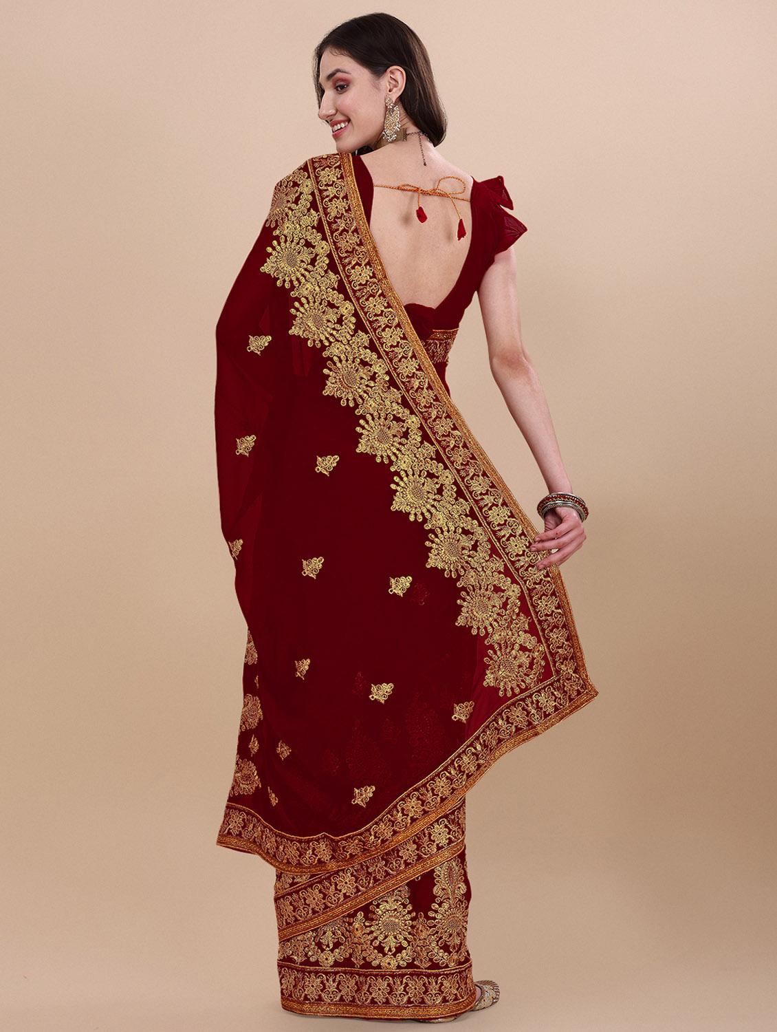 women's embroidered saree - 19963473 - Standard Image - 2