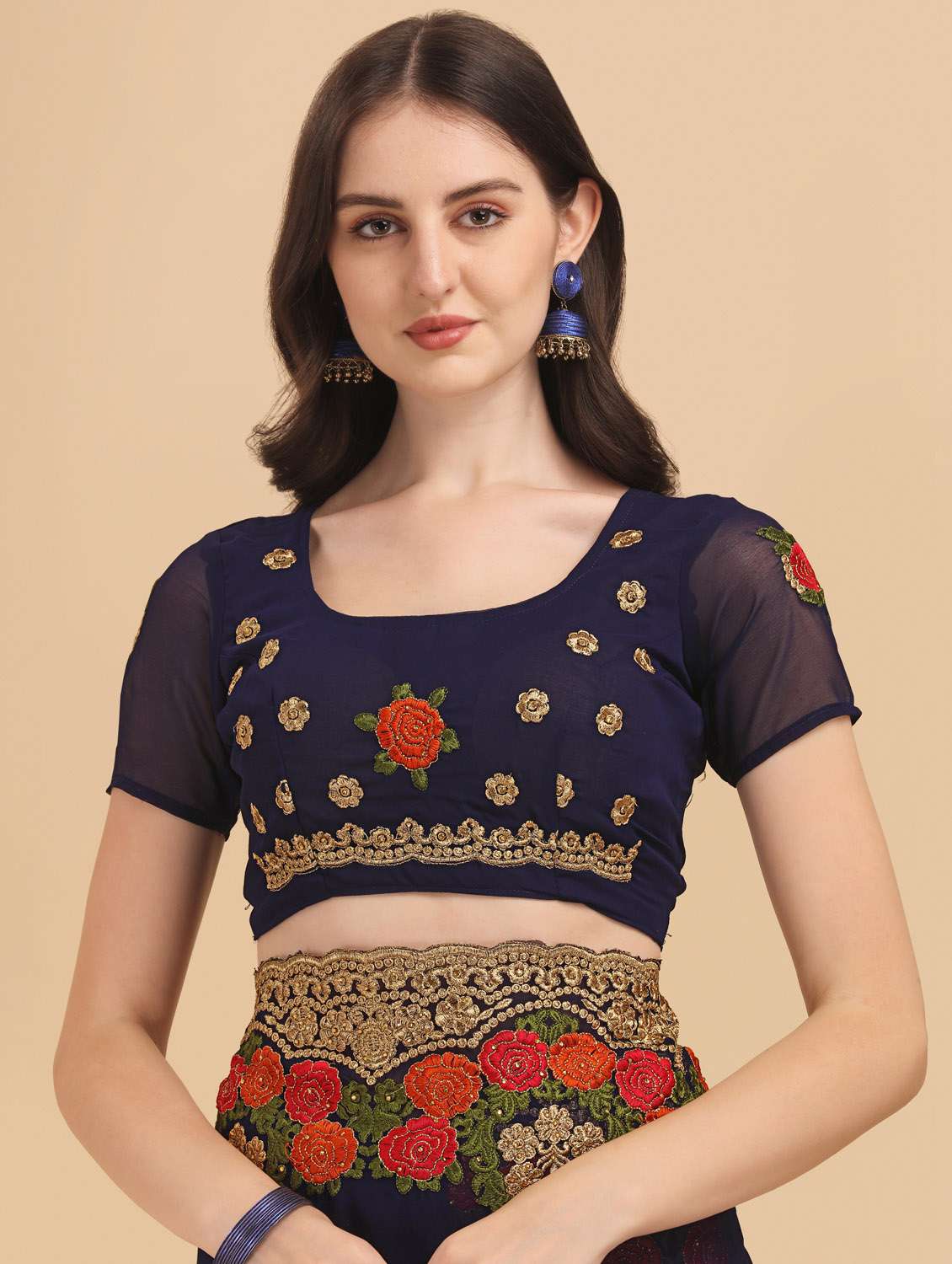 women's embroidered saree - 19963483 -  Standard Image - 2