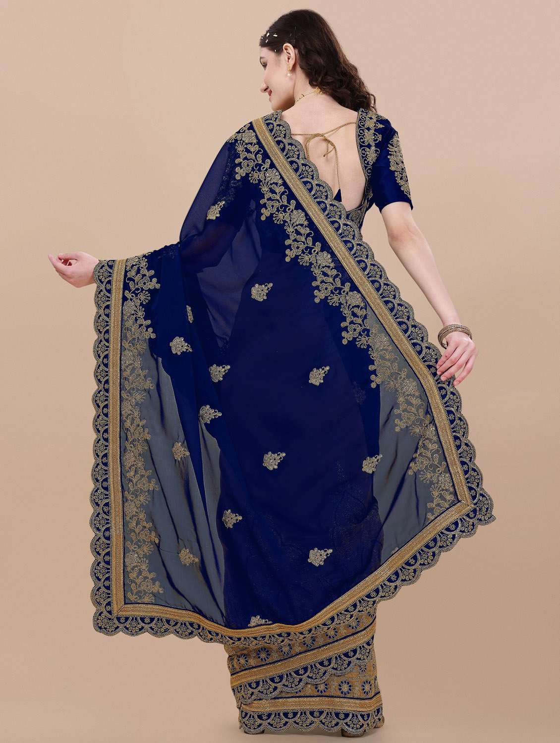 women's embroidered saree - 19963489 -  Standard Image - 2