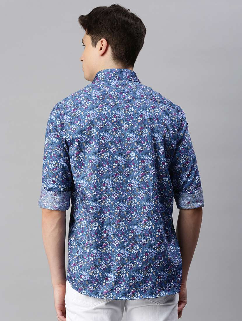 mens florals casual shirt - 19963548 - Standard Image - 2