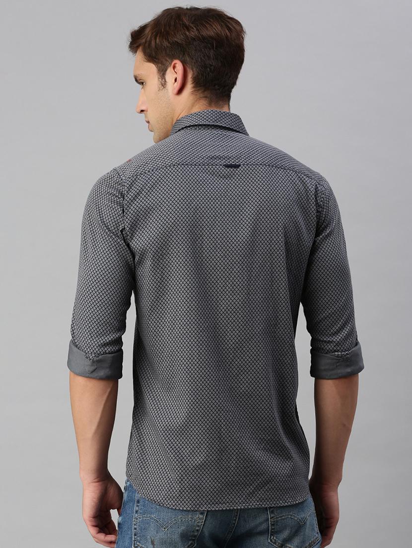 mens printed casual shirt - 19963553 - Standard Image - 2