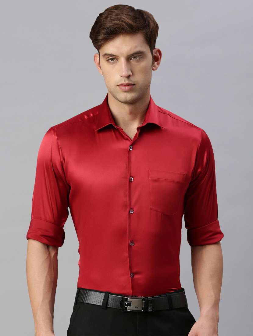 mens solids formal shirt