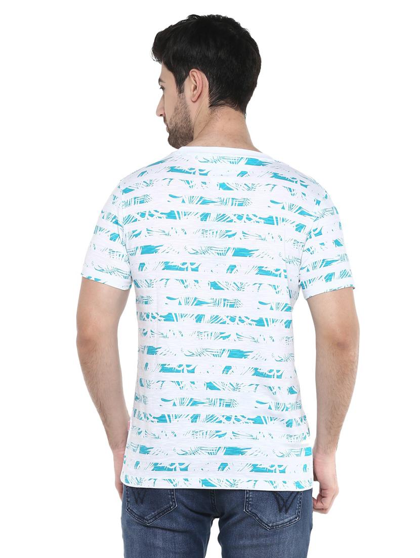 round neck printed regular t-shirt - 19963990 - Standard Image - 2