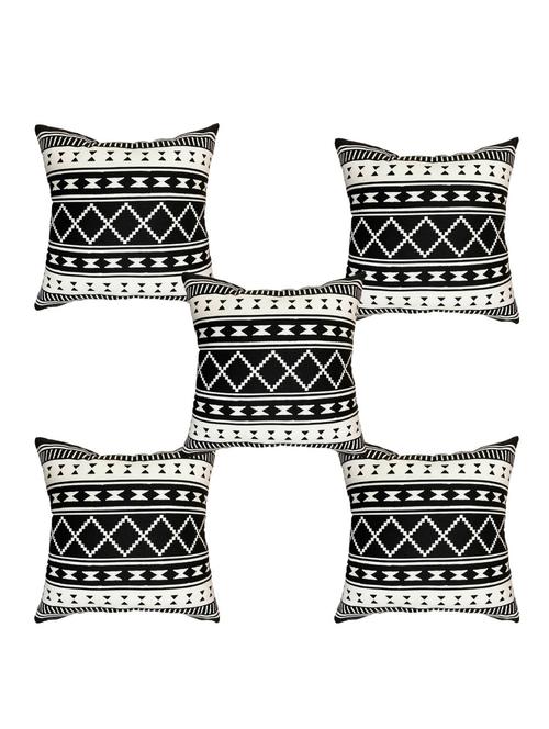 set of 5 printed cushions cover - 19964068 - Standard Image - 0