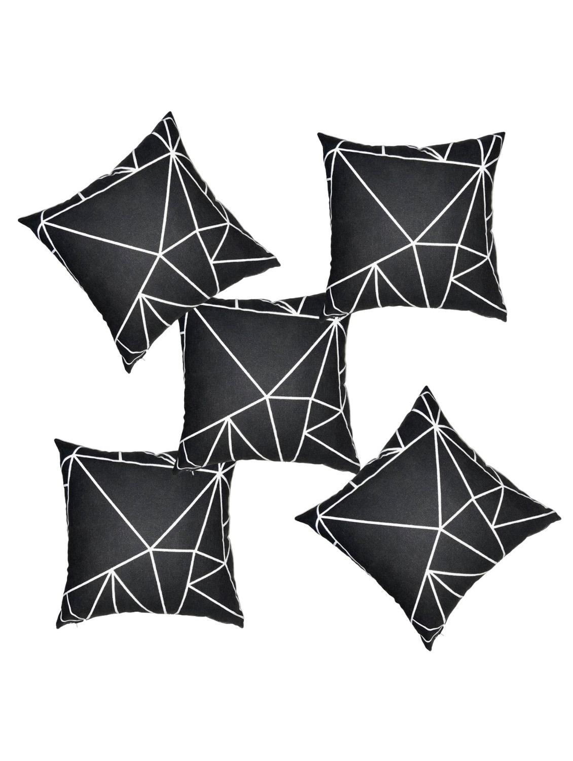 set of 5 printed cushions cover - 19964081 - Zoom Image - 0