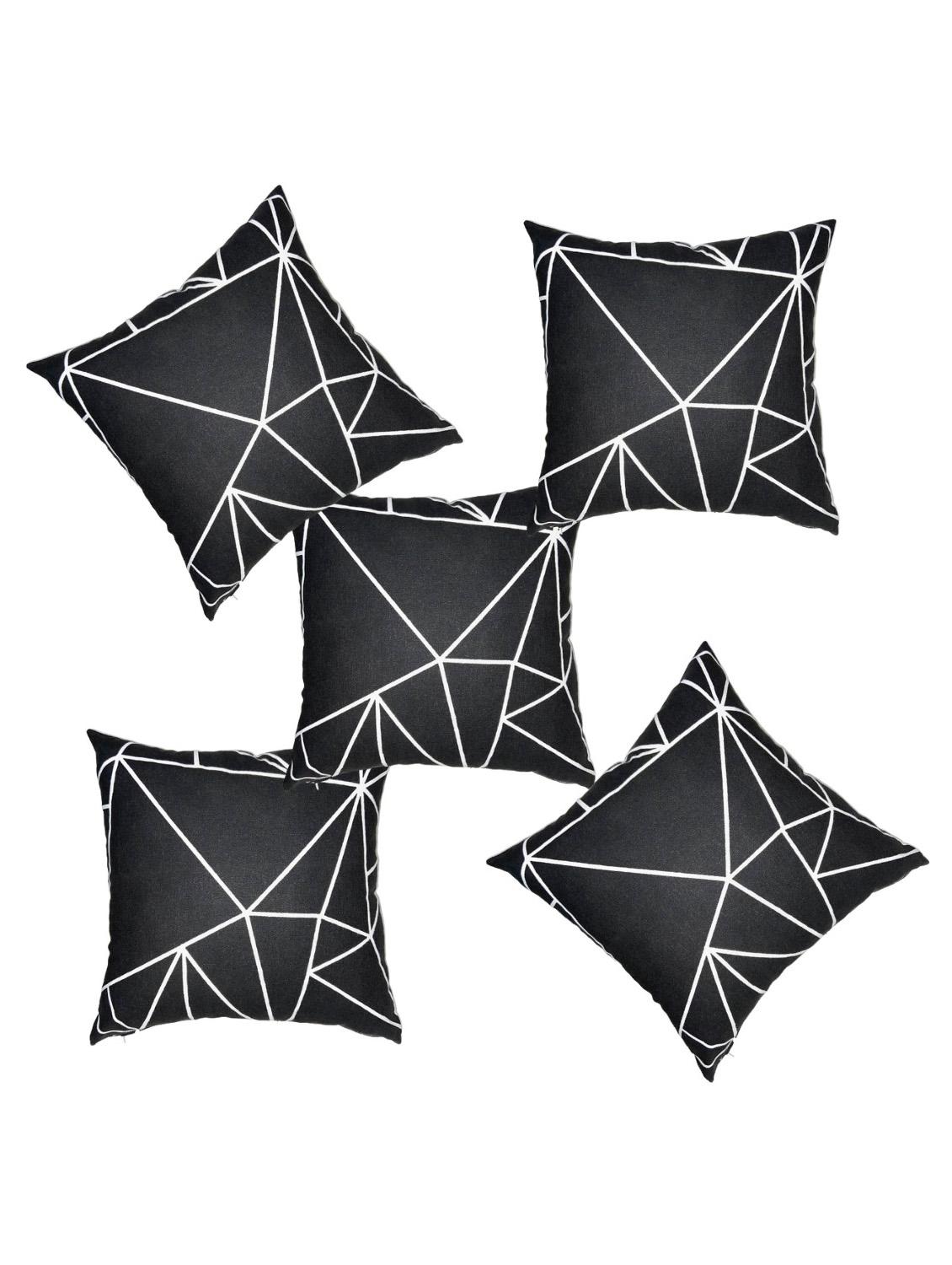 set of 5 printed cushions cover - 19964082 -  Zoom Image - 0