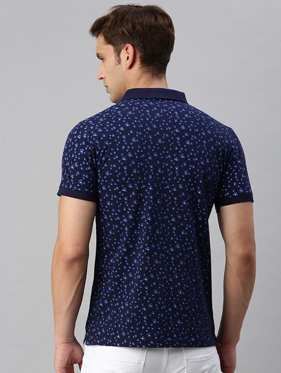 polo neck printed polo t-shirt - 19967888 - Standard Image - 2