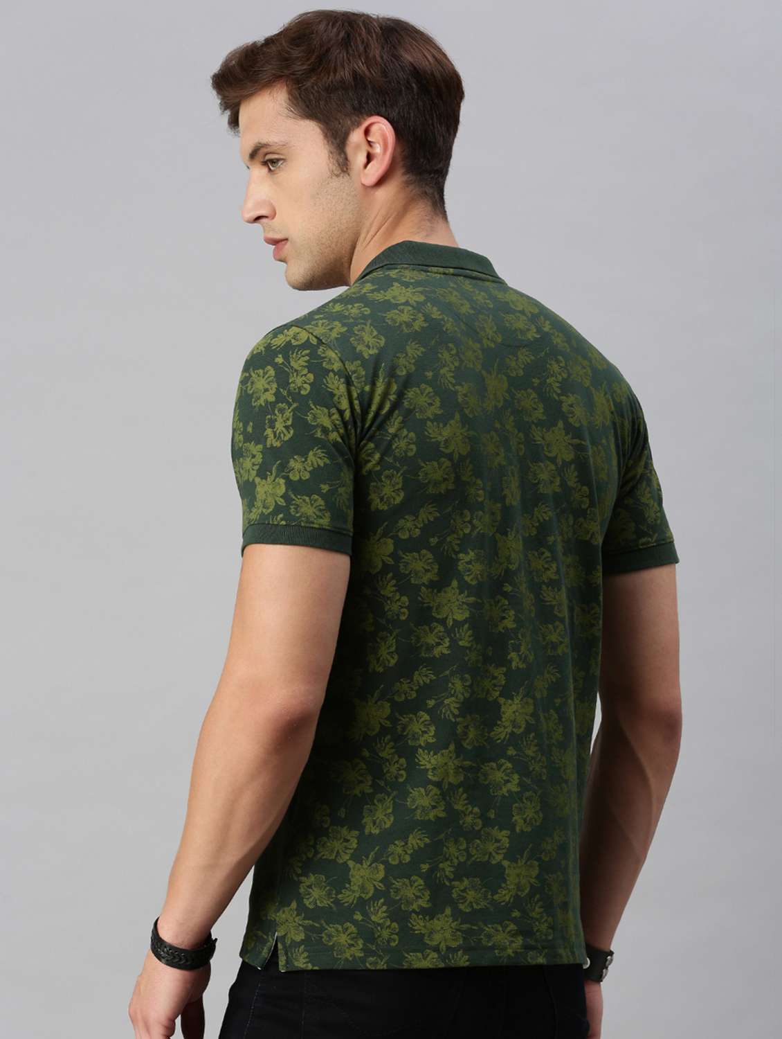 polo neck printed polo t-shirt - 19967891 -  Standard Image - 2