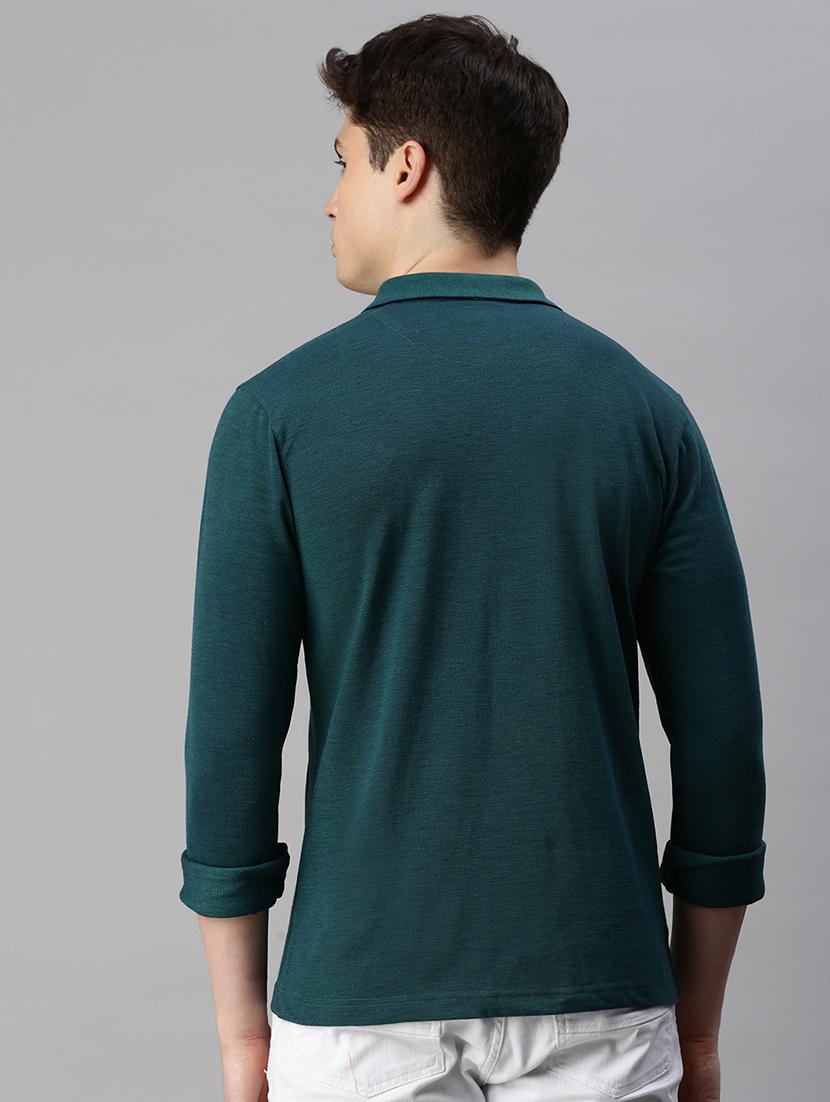 polo neck solid polo t-shirt - 19967894 - Standard Image - 2