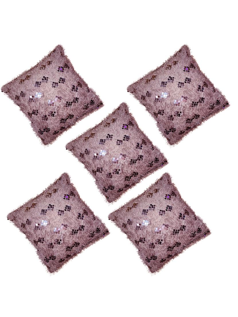 home décor sequins cushion cover set of 5, 16x16 inch - 19970003 - Zoom Image - 0