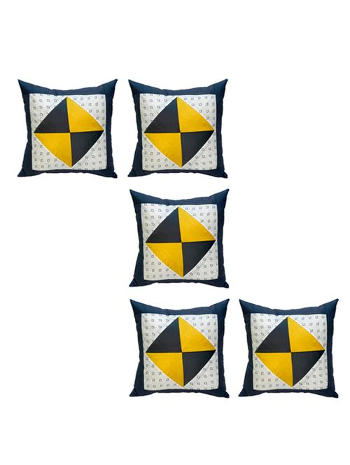 geometric sofa cushion cover for sofa bedroom bedroom, living room, office diwali decoration set of 5,16x16 inch - 19970018 - Standard Image - 0