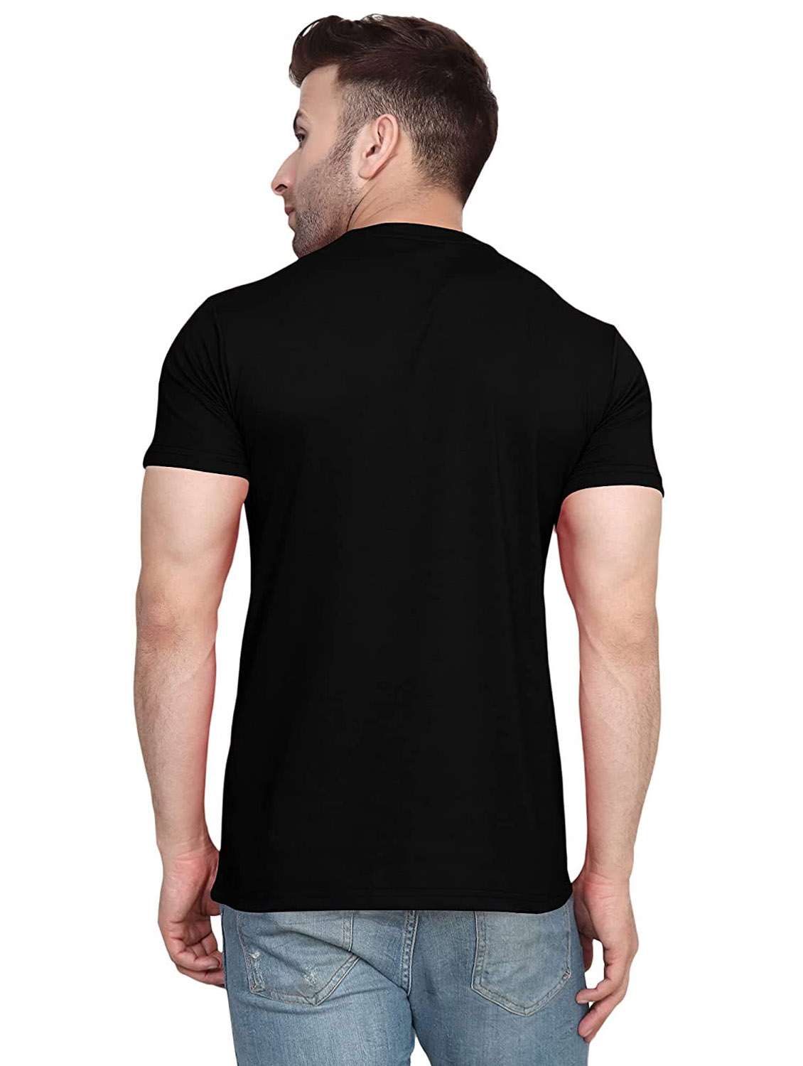 round neck printed regular t-shirt - 19970688 -  Standard Image - 2