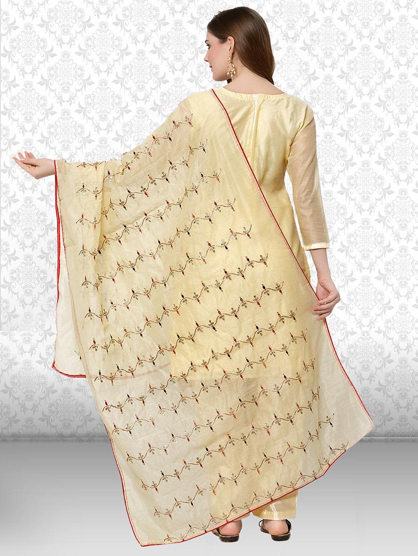 embroidered unstitched suit set - 19976671 - Standard Image - 2