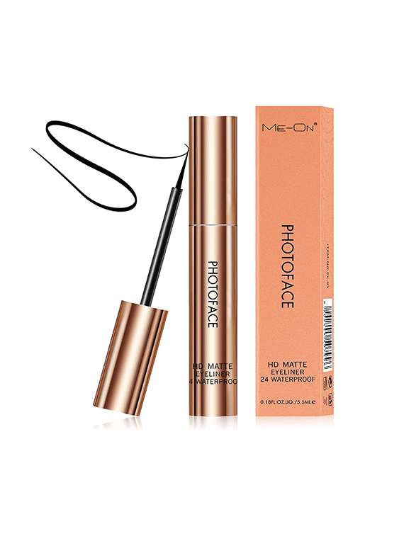 me-on photoface 24h waterproof jet black matte eyeliner
