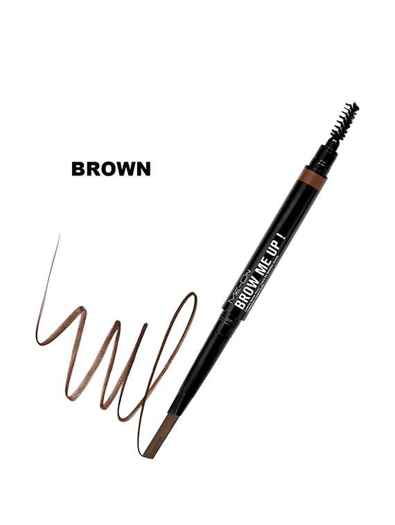 me-on brow me up eyebrow definer pencil-brown