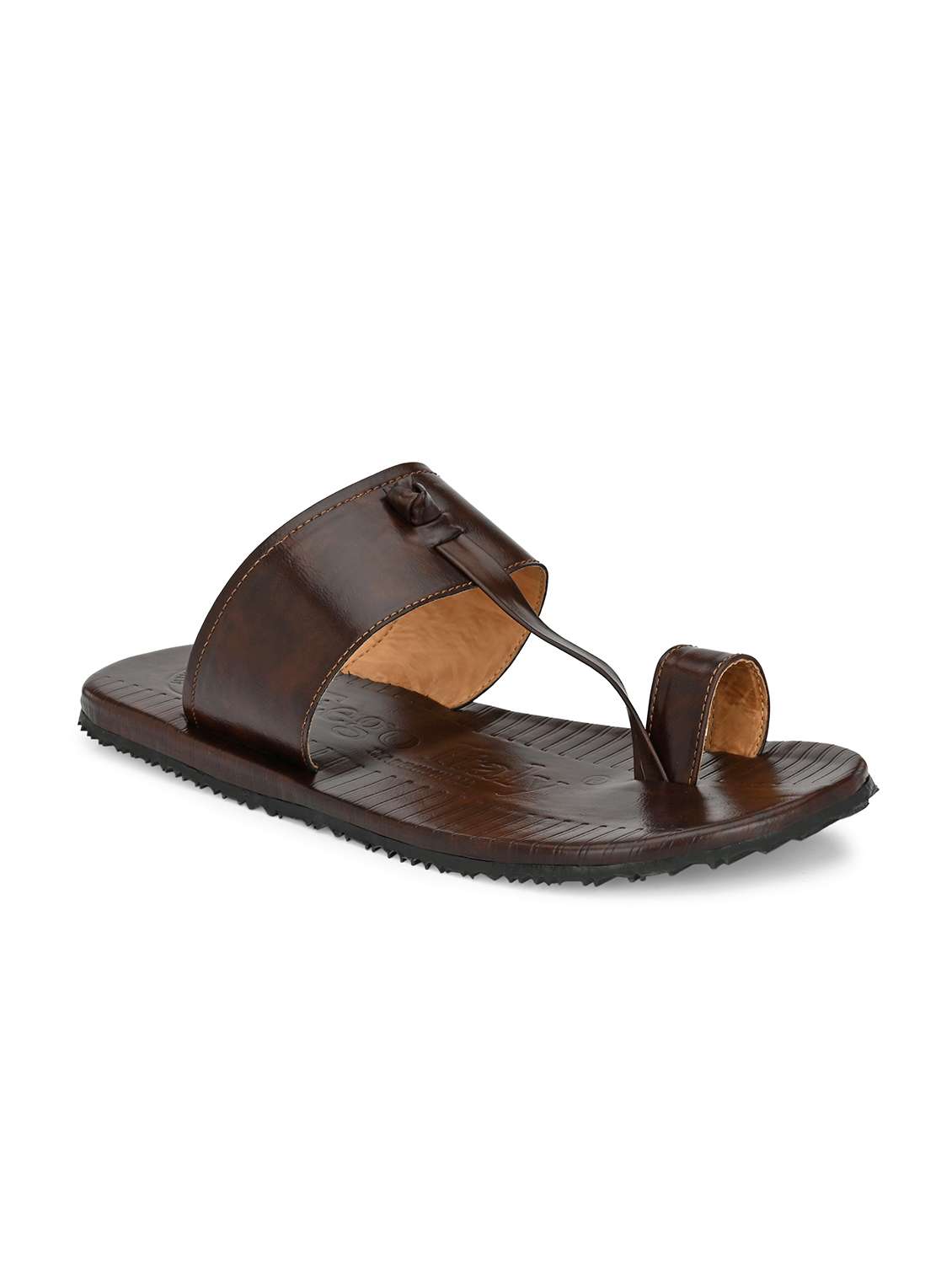brown synthetic & mesh slip on slippers - 19977175 - Zoom Image - 0