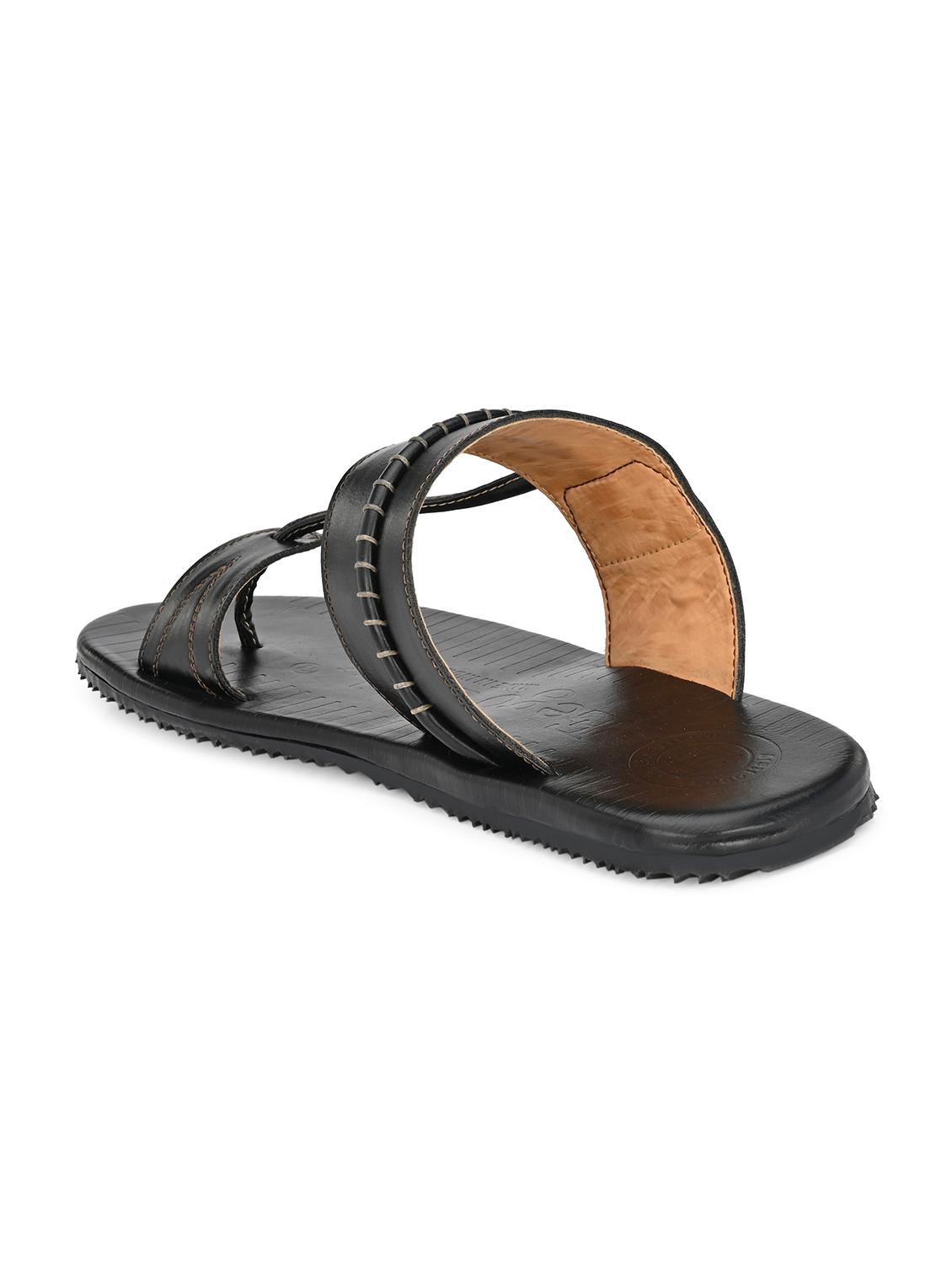 black synthetic & mesh slip on slippers - 19977177 - Standard Image - 2