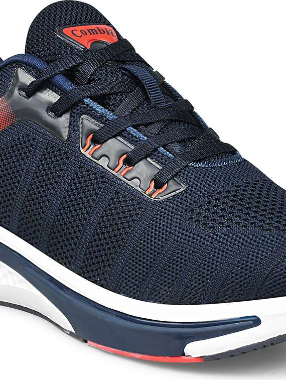 navy mesh lace up sport shoe - 19977268 - Standard Image - 2