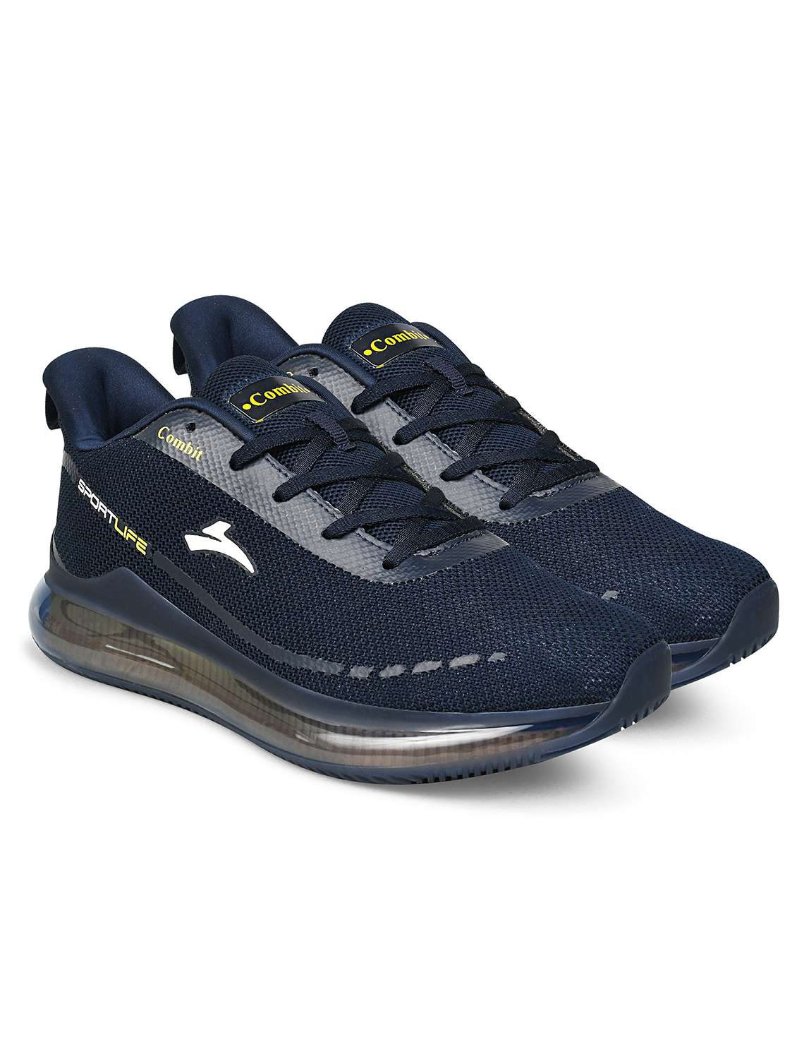 navy mesh lace up sport shoe - 19977299 - Standard Image - 2
