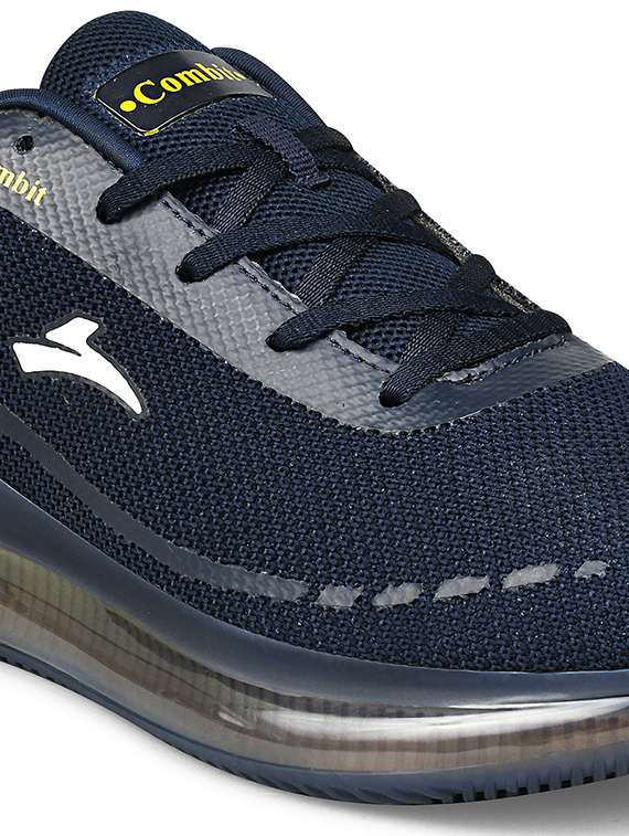 navy mesh lace up sport shoe - 19977302 - Standard Image - 2