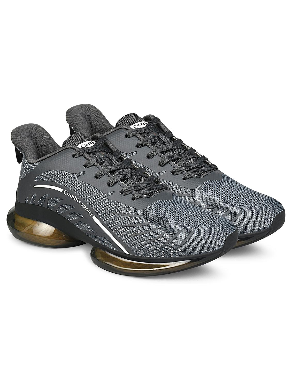 grey mesh lace up sport shoe - 19977335 - Standard Image - 2