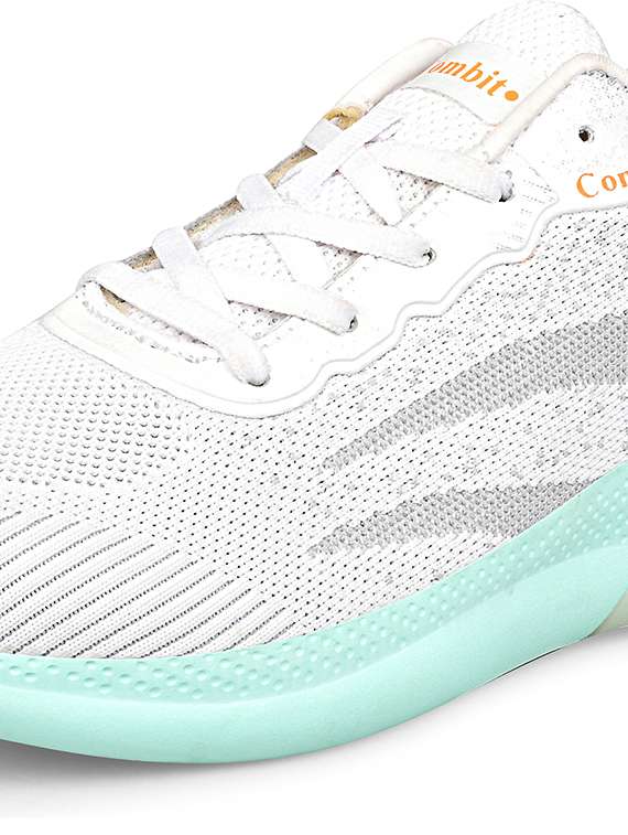 white mesh lace up sport shoe - 19977344 -  Standard Image - 2