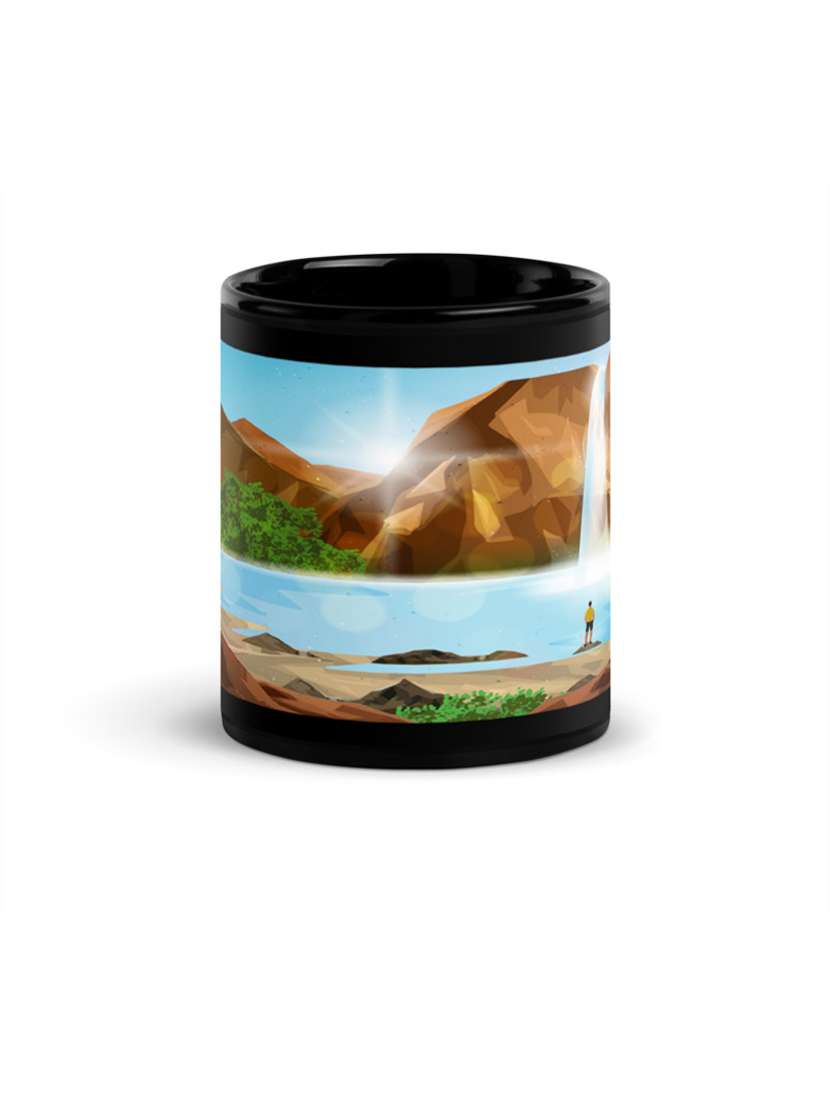 rish - coffee mug black | design printed - coffee mug